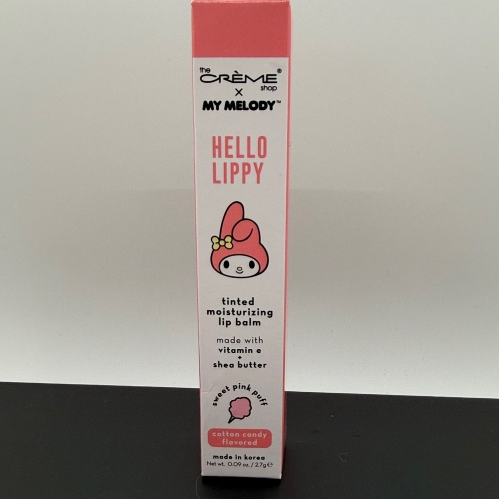 The Crème Shop x My Melody Hello Lippy Lip Balm- Cotton Candy. BNIB. SEALED!